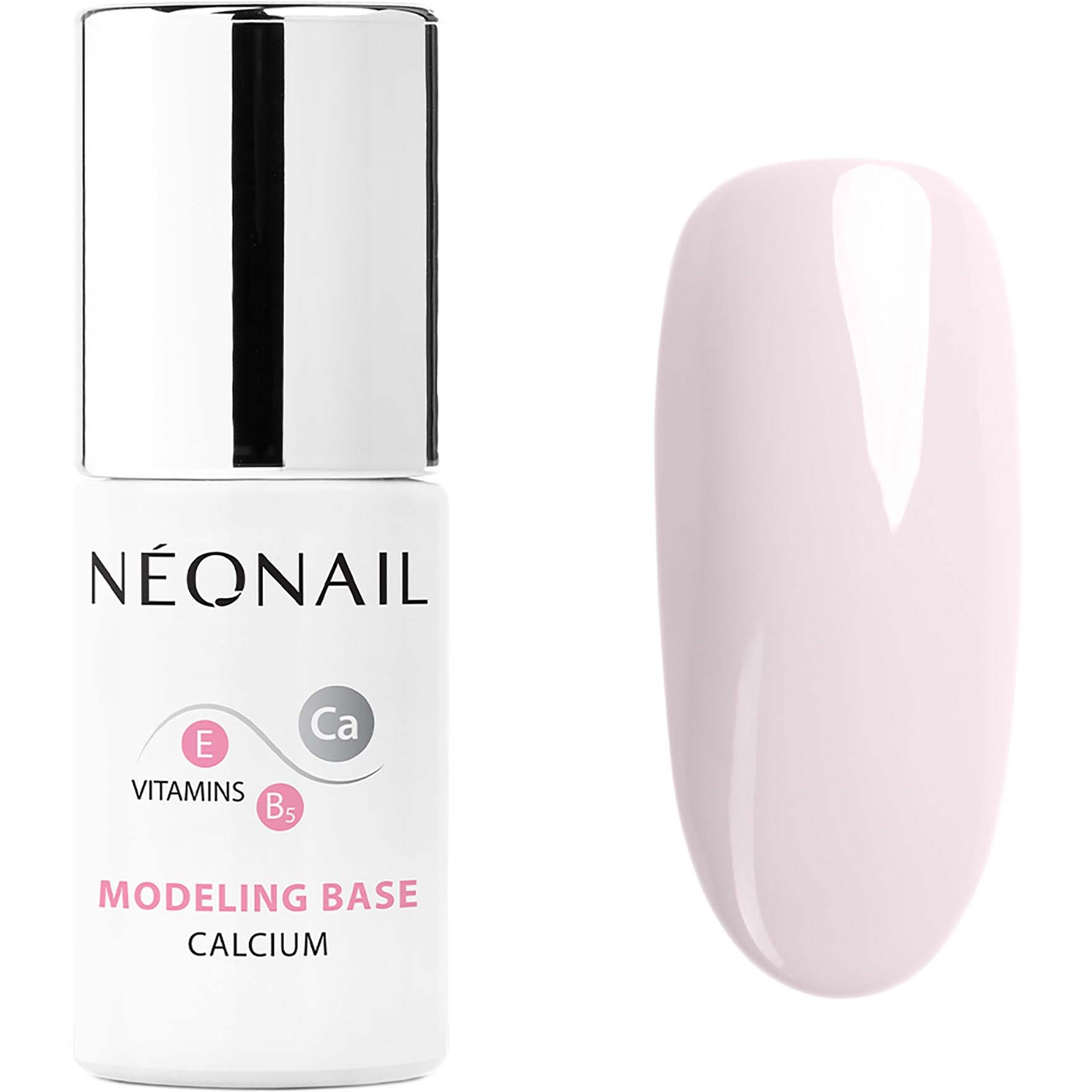 Bilde av Neonail Uv Gel Polish Modeling Base Calcium Basic Pink