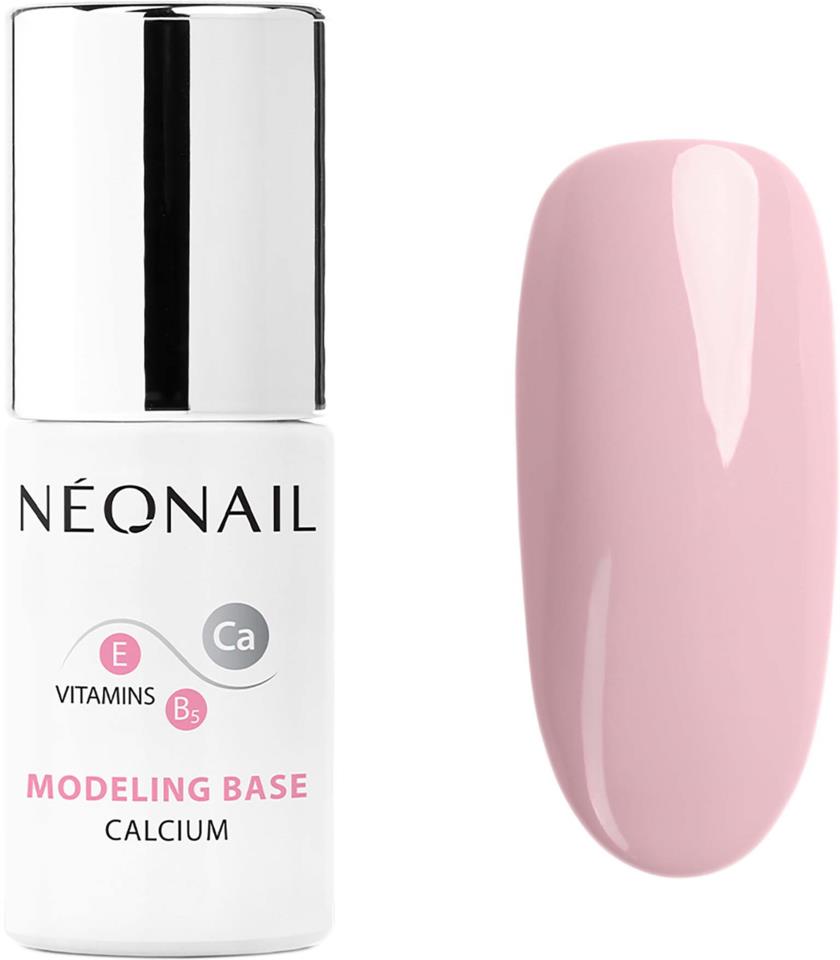 NEONAIL UV Gel Polish Modeling Base Calcium Neutral Pink 7,2 ml