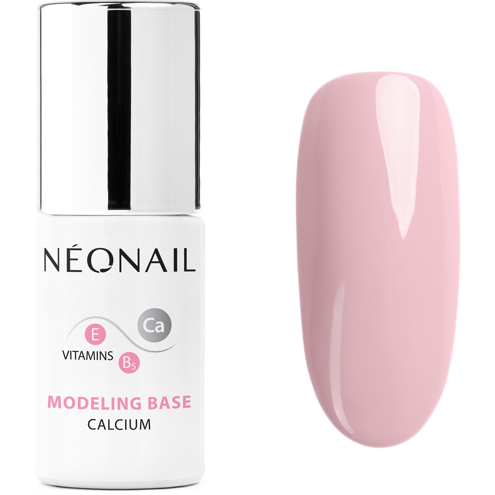 NEONAIL UV Gel Polish Modeling Base Calcium Neutral Pink