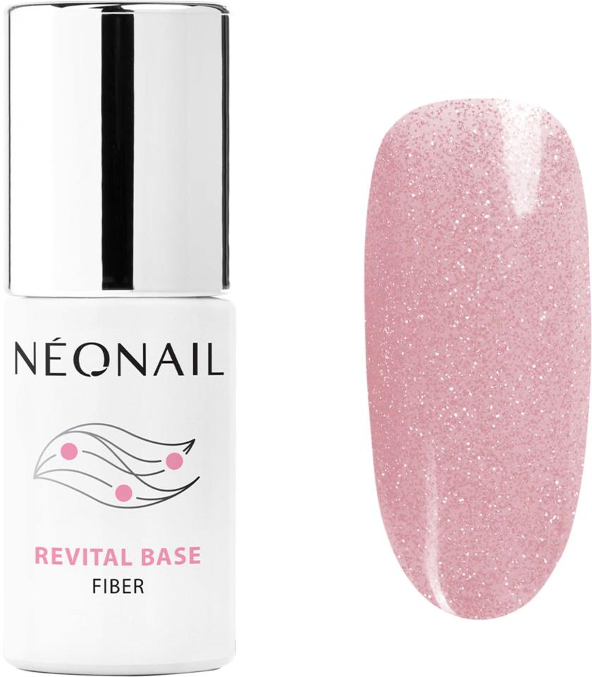 NEONAIL UV Gel Polish Revital Base Fiber Blinking Cover Pink 7,2 ml