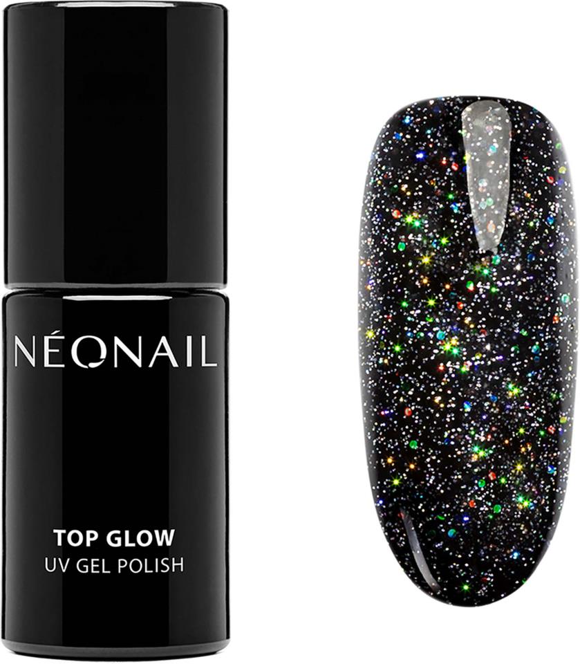 NEONAIL UV Gel Polish Top Glow Multicolor Holo 7,2 ml