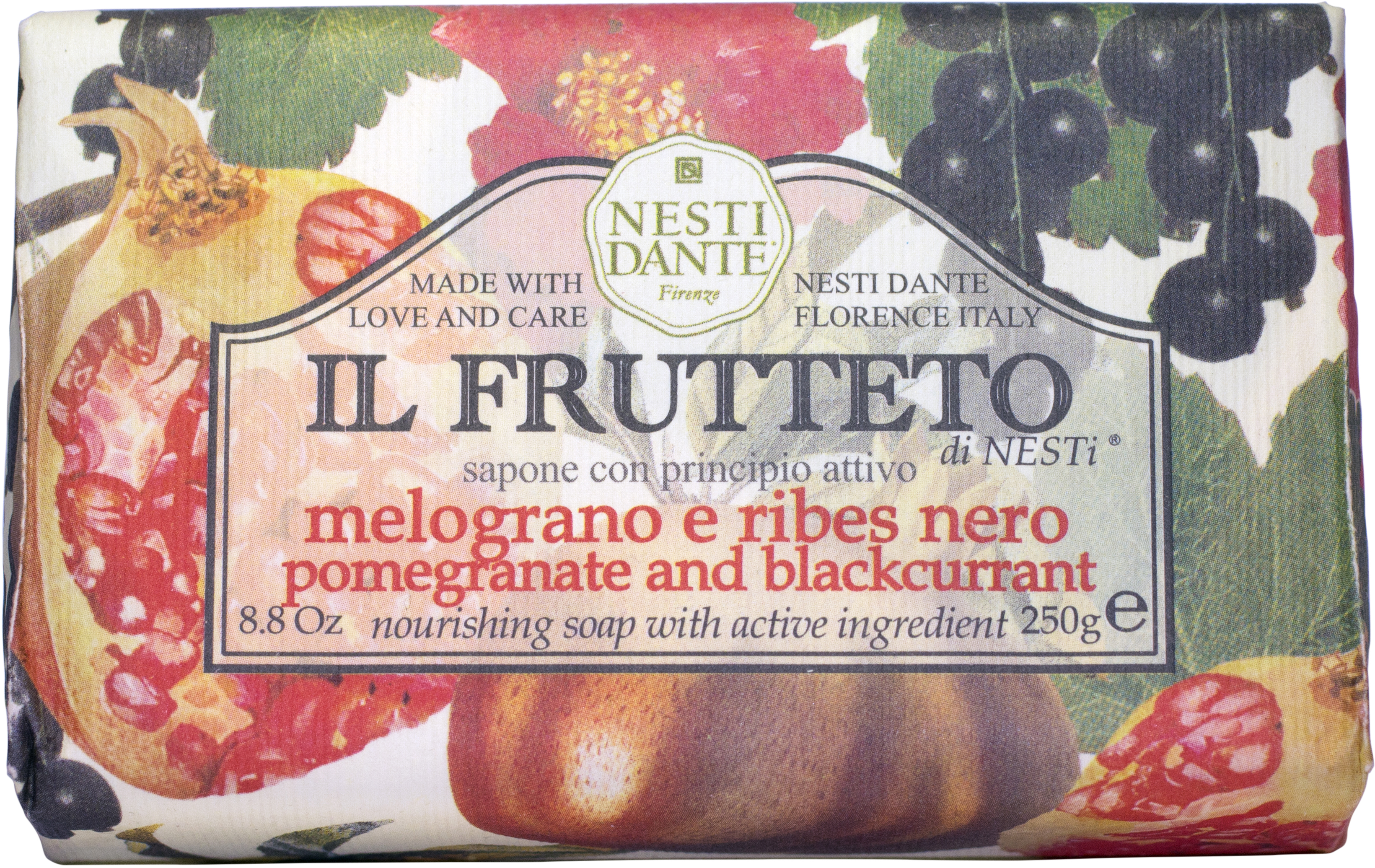 Il Frutteto Pomegranate and Black Currant Italian Soap