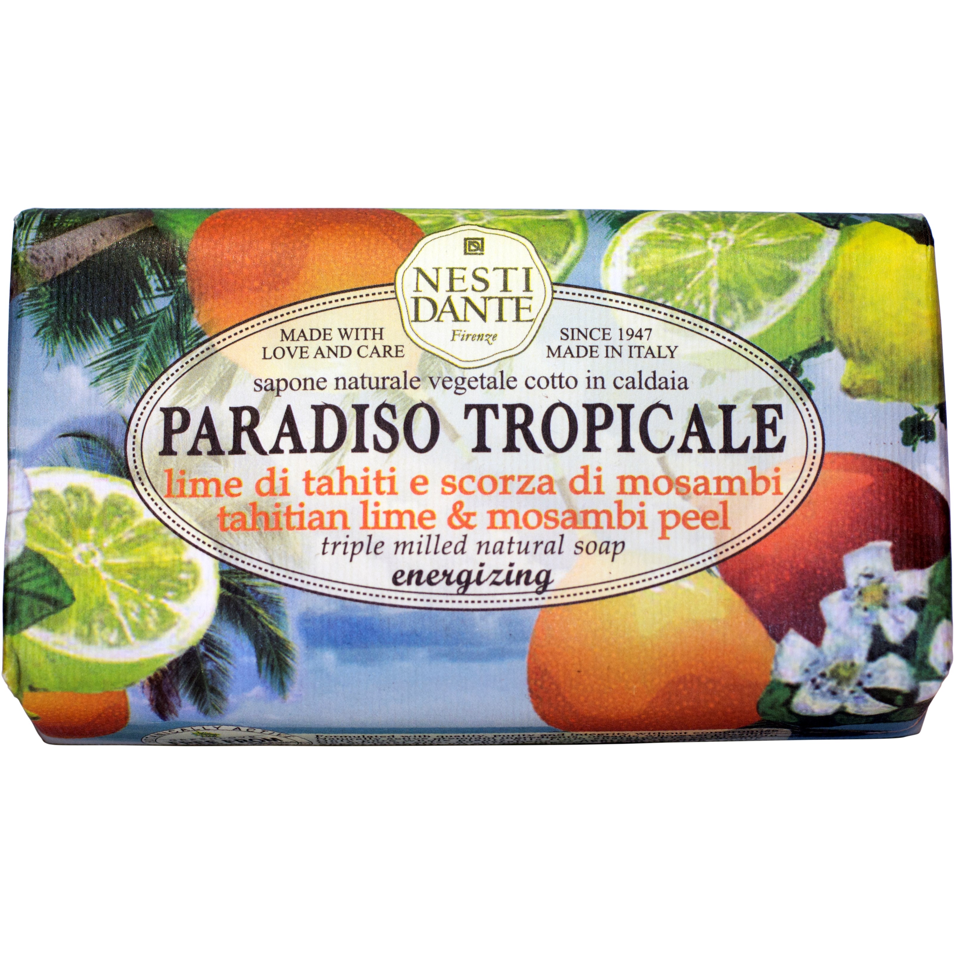 Zdjęcia - Mydło Nesti Dante Paradiso Tropicale Tahitian Lime & Mosambi Peel 250 g 
