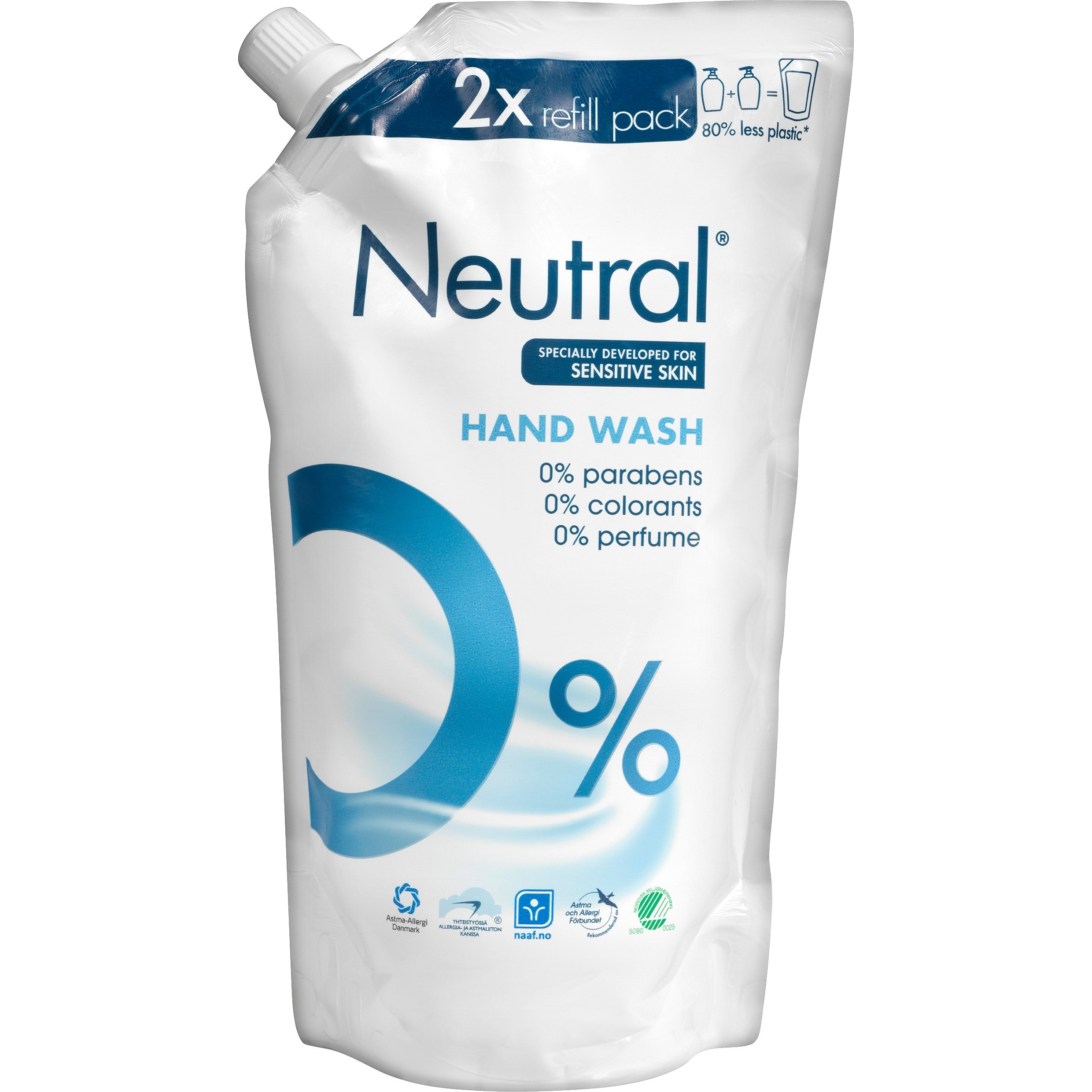 Läs mer om Neutral Flytande Tvål Parfymfri Refill 500 ml