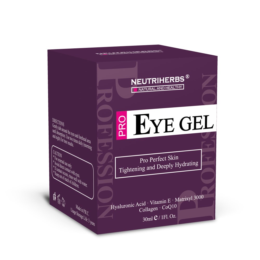 Гель для кожи вокруг глаз Neutriherbs PRO Eye Gel с гиалуроновой кислотой, против признаков старения, 30 мл — фото 4