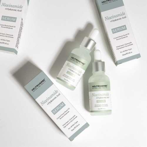 Сыворотка для лица Neutriherbs Niacinamide + Hyaluronic Acid Skin Serum, против несовершенств, выравнивающая тон, 30 мл — фото 3