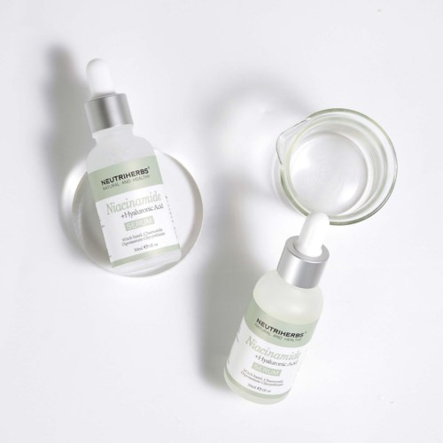 Сыворотка для лица Neutriherbs Niacinamide + Hyaluronic Acid Skin Serum, против несовершенств, выравнивающая тон, 30 мл — фото 4