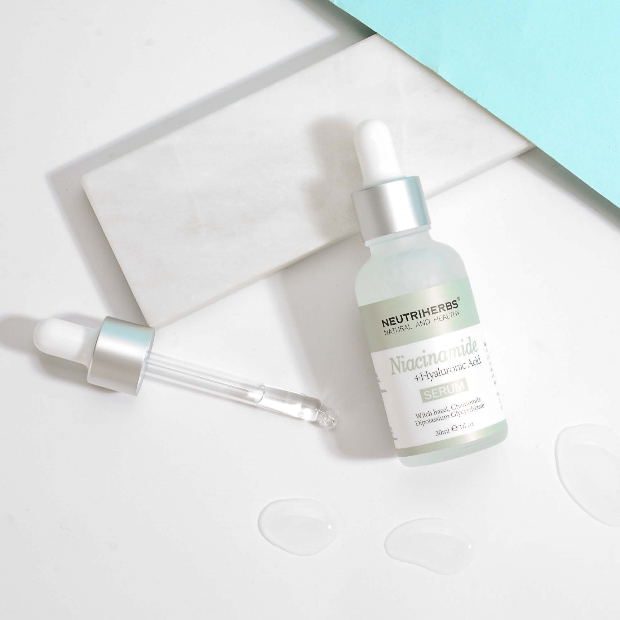Neutriherbs Niacinamide + Hyaluronsyra Skin Serum 30 ml (obrázok 9)