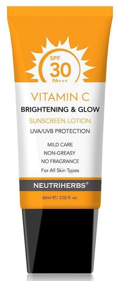 Neutriherbs Vitamin C Sunscreen Lotion SPF30 Brightening & Glow 60 ml