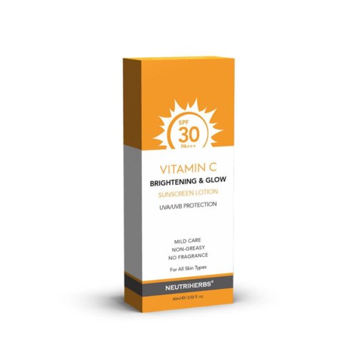 Neutriherbs Vitamin C Sunscreen Lotion SPF30 Brightening & Glow 60 ml