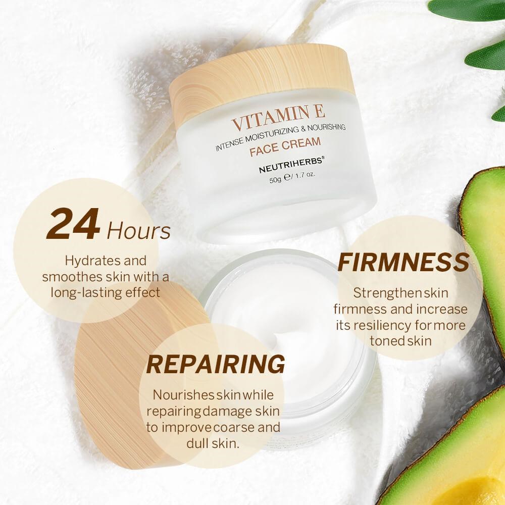 Крем для лица Neutriherbs Vitamin E Face Cream с витамином E, увлажняющий и питательный, 50 мл — фото 2