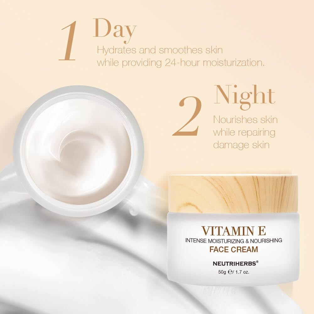 Крем для лица Neutriherbs Vitamin E Face Cream с витамином E, увлажняющий и питательный, 50 мл — фото 3