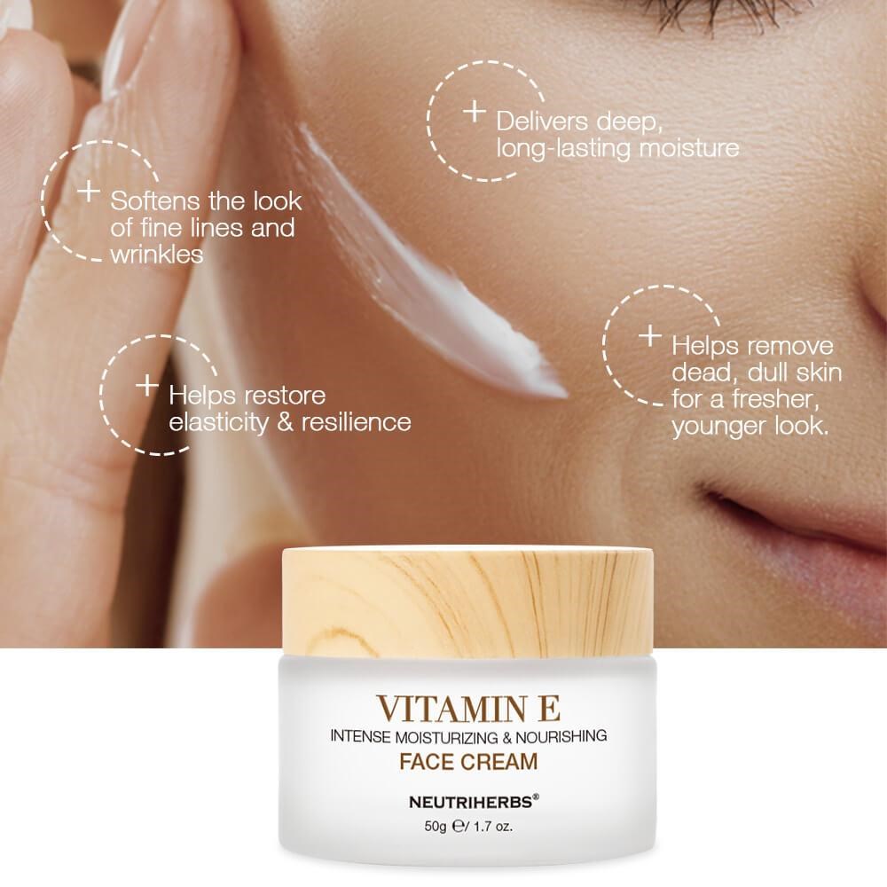 Крем для лица Neutriherbs Vitamin E Face Cream с витамином E, увлажняющий и питательный, 50 мл — фото 6