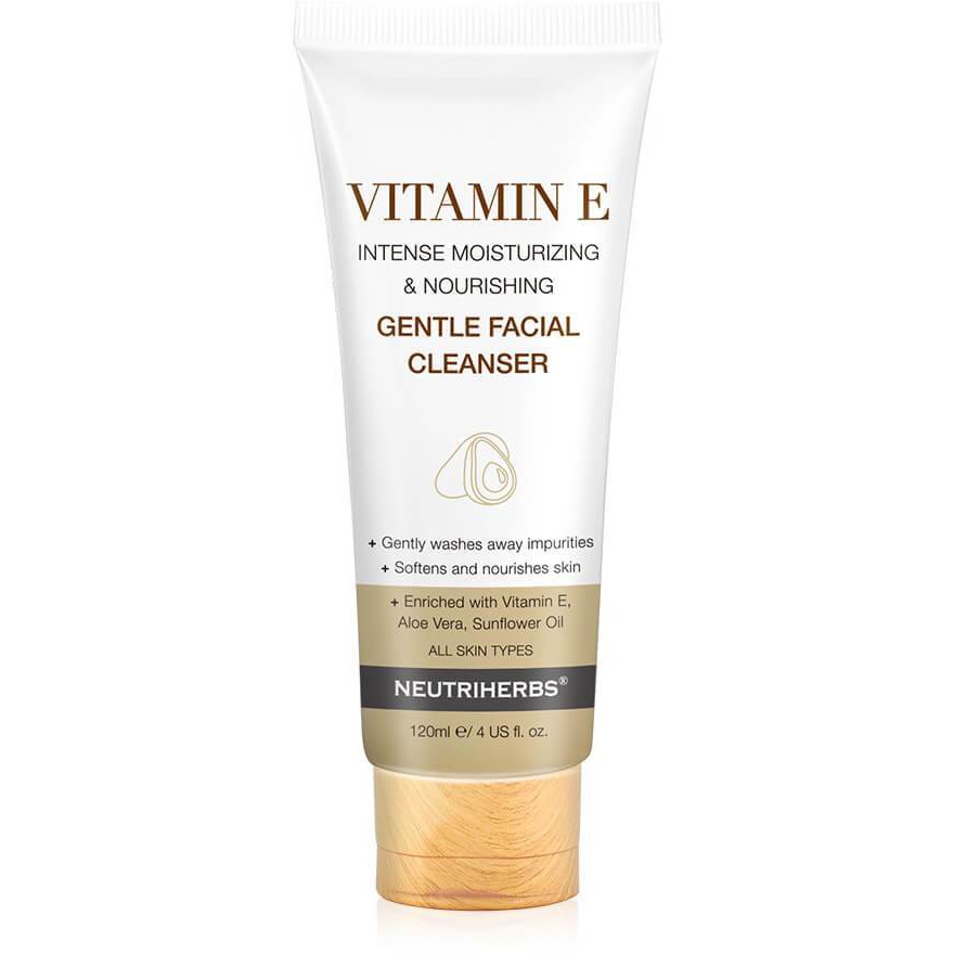 Neutriherbs Vitamin E Gentle Facial Cleanser – Intense Moisturizing &