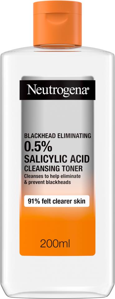 Neutrogena Blackhead Eliminating 0.5 % Salicylic Acid Cleansing Toner 200 ml