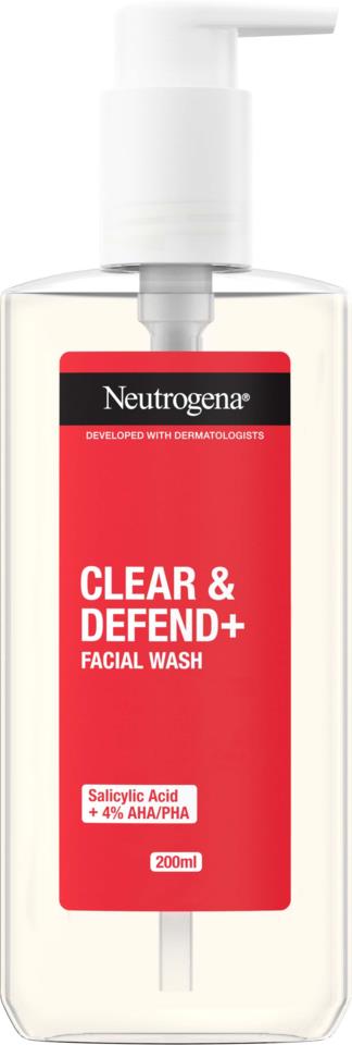 Neutrogena Clear & Defend+ Facial Wash 200 ml