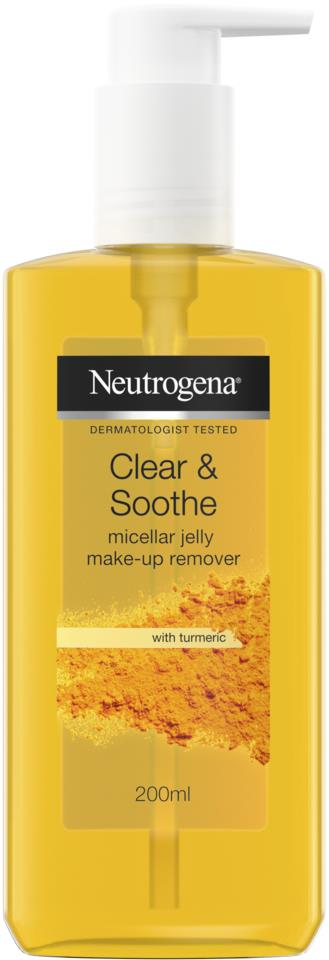 Neutrogena Clear & Soothe Micellar Jelly Makeup Remover 200 ml