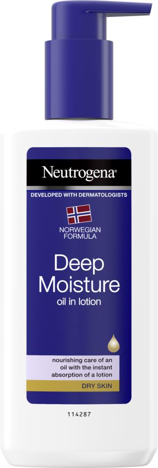 Neutrogena Norwegian Formula Deep Moisture Oil In Lotion 250 ml