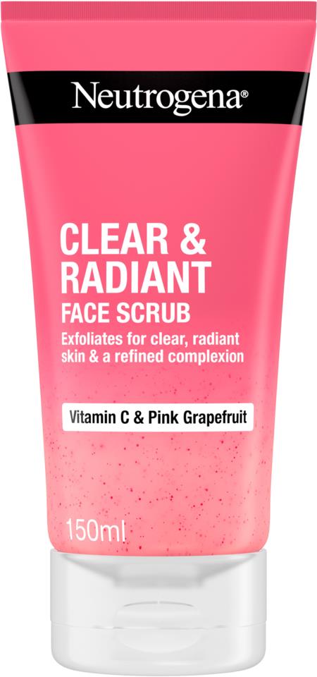 Neutrogena Clear & Radiant Face Scrub 150 ml