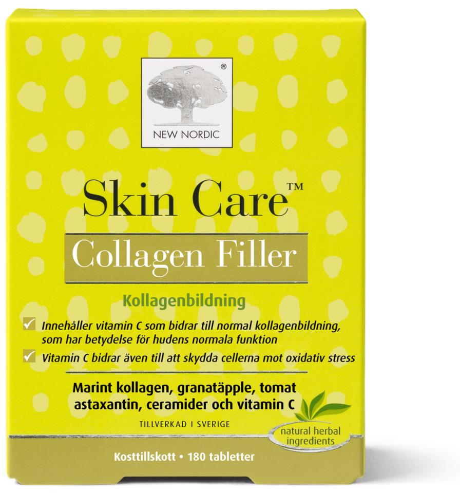 New Nordic Beauty In & Out Skin Care Collagen Filler 180 caps