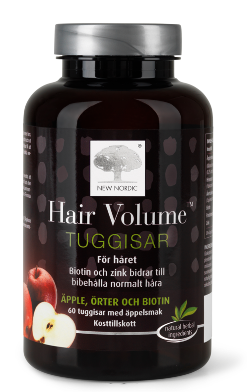 New Nordic Hair Volume - tuggisar 60 st
