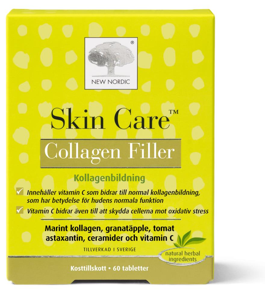 New Nordic Skin Care Collagen Filler 60 tabletter