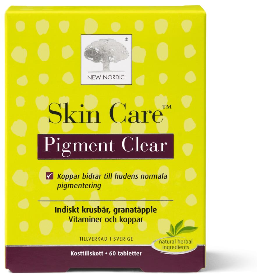 New Nordic Skin Care Pigment Clear 60 tabletter