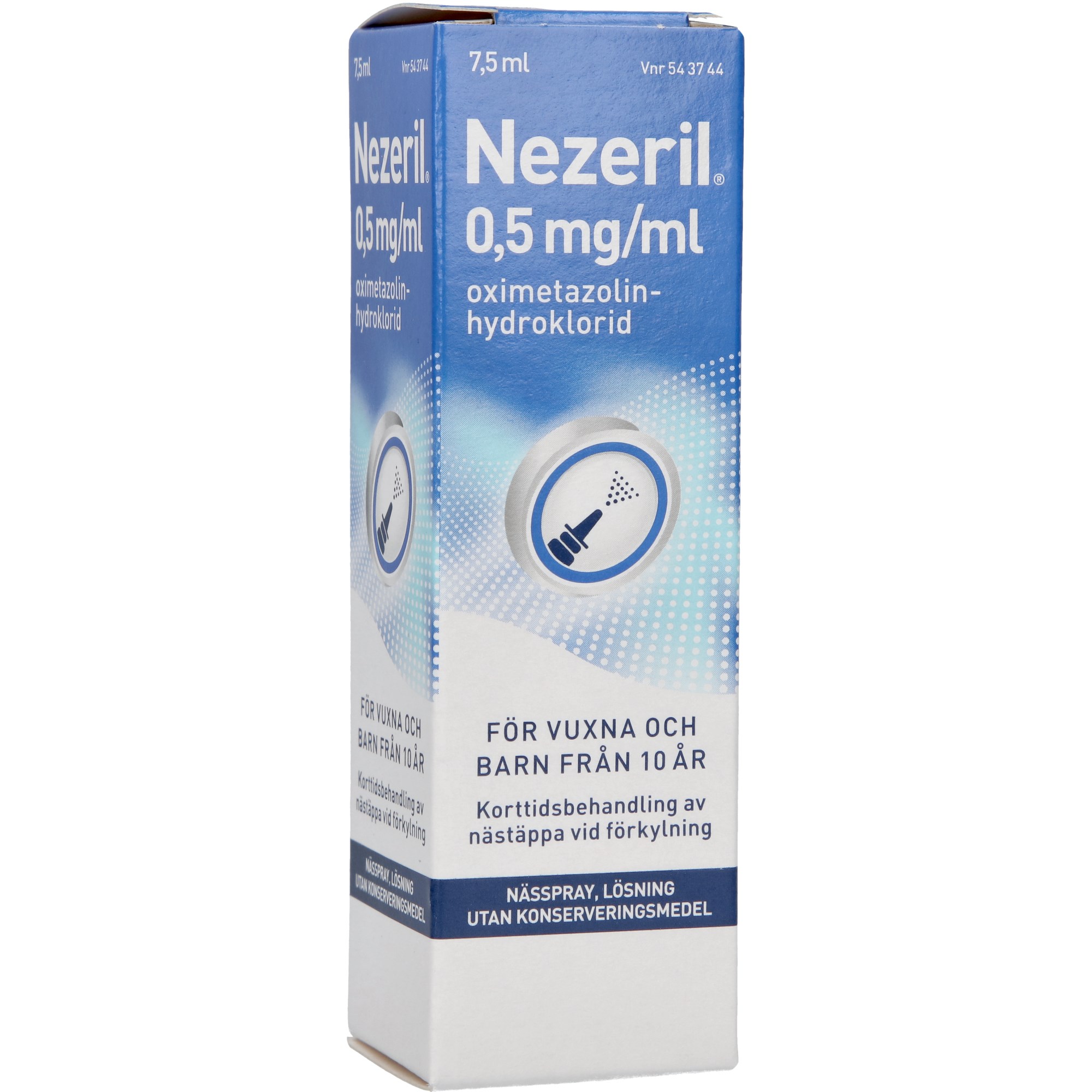 Läs mer om Nezeril Nässpray 0,5 mg/ml 7,5 ml