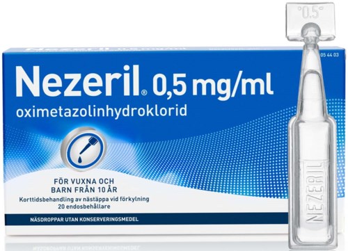 Nezeril Singeldos Pip 0,5 mg/ml 20 st