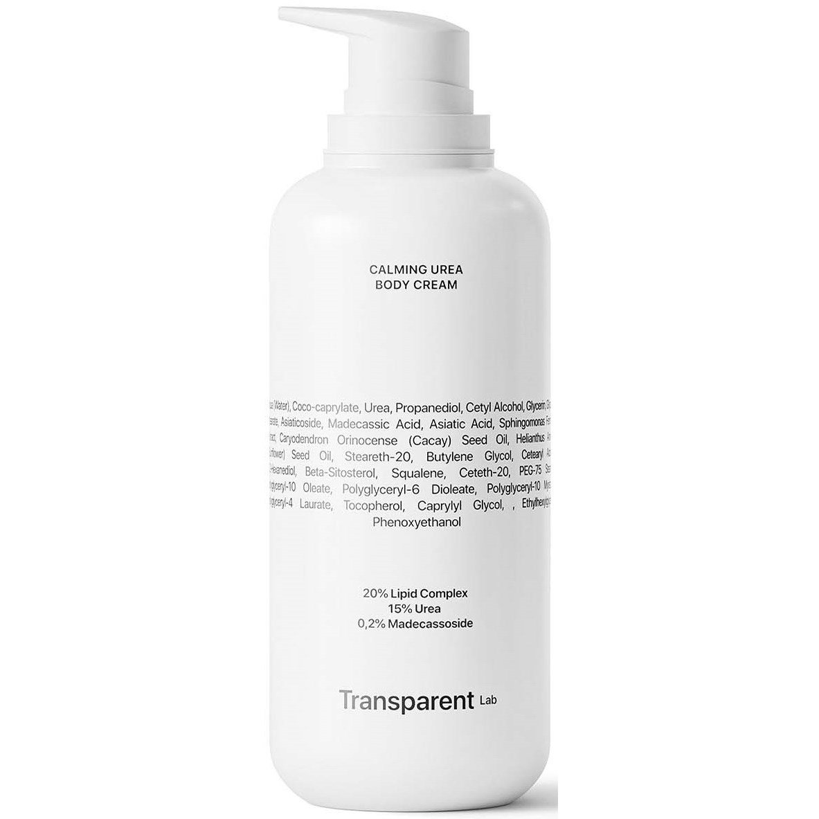 NICHE BEAUTY LAB Transparent Lab Calming UREA Body Cream 400 ml billede
