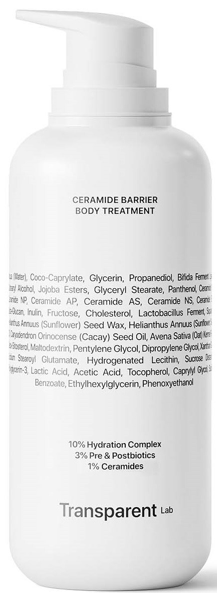 NICHE BEAUTY LAB Transparent Lab Ceramide Barrier Body Treatment 400 ml