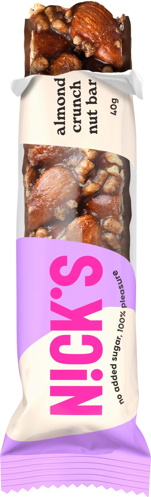 NICK'S Nut bar almond crunch 40 g