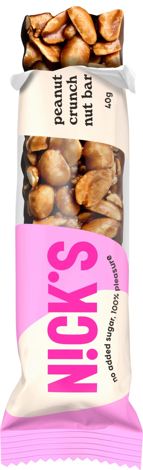NICK'S Nut bar peanut crunch 40 g