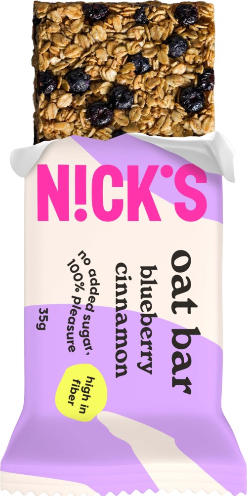 NICK'S Oat bar blueberry cinnamon 35 g