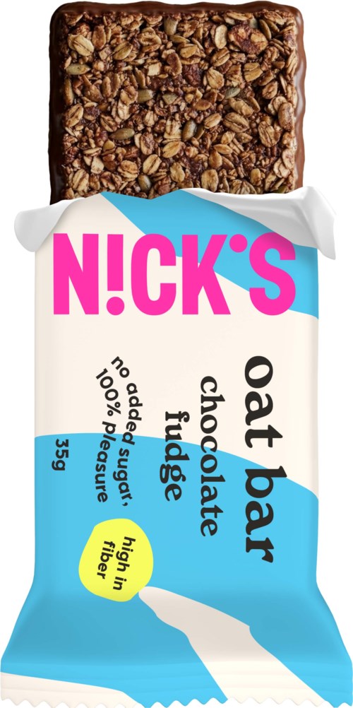 NICK'S Oat bar chocolate fudge 35 g