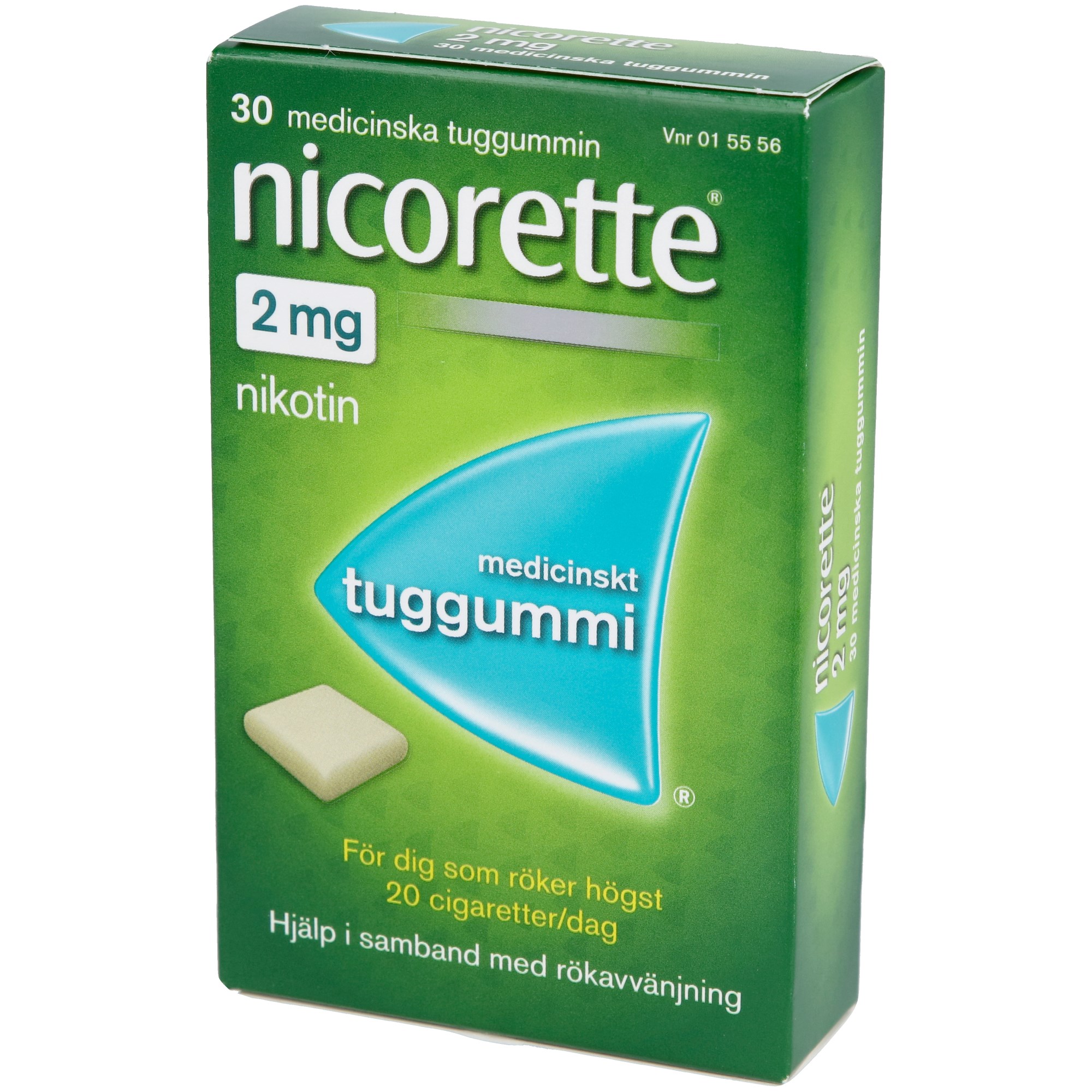 Läs mer om Nicorette Medicinskt tuggummi 2mg 30 st