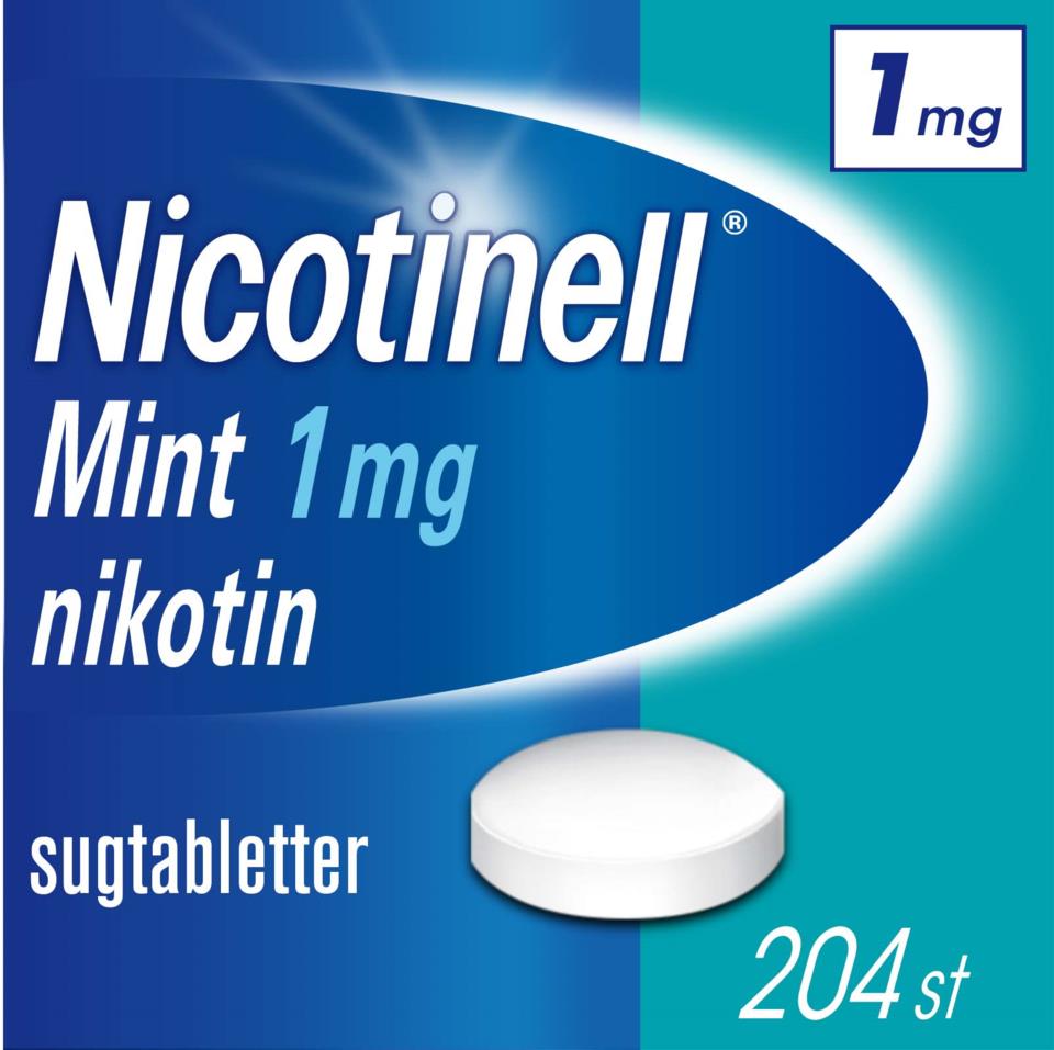 Nicotinell Mint 1mg Nikotin Sugtabletter 204 st