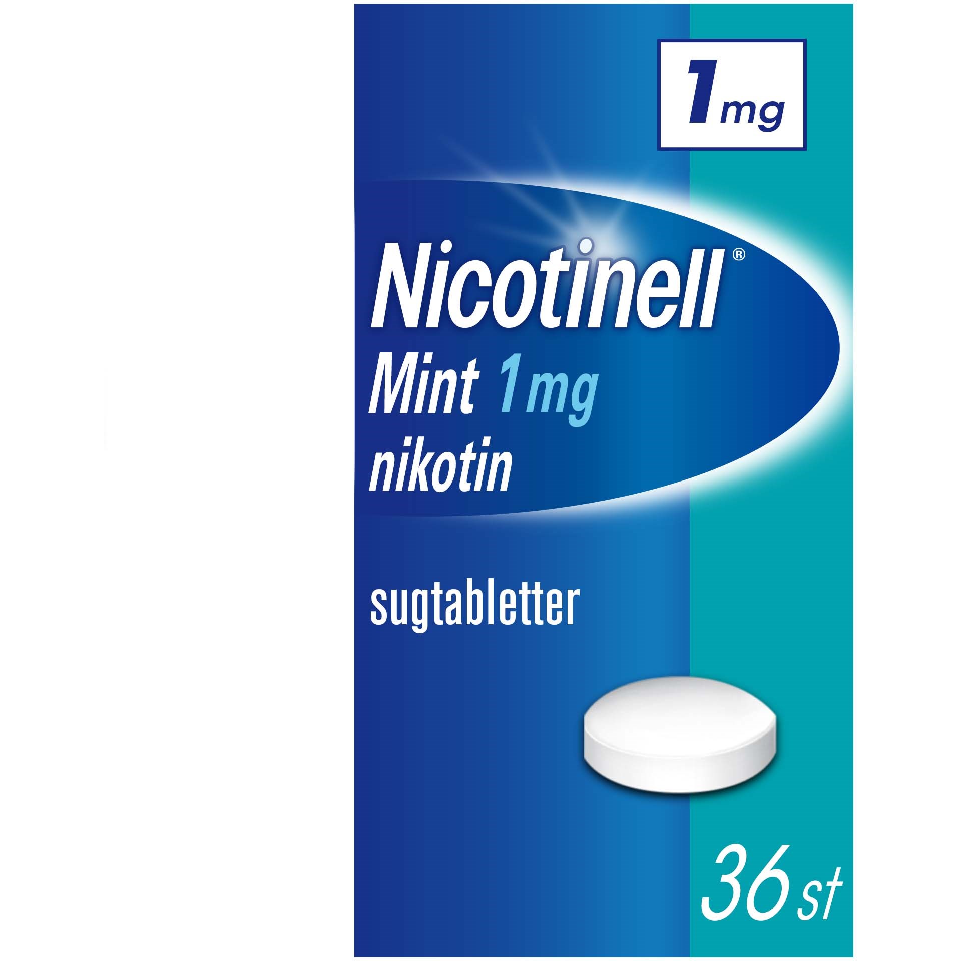Nicotinell Mint 1 mg Nikotin Sugtabletter 36 st