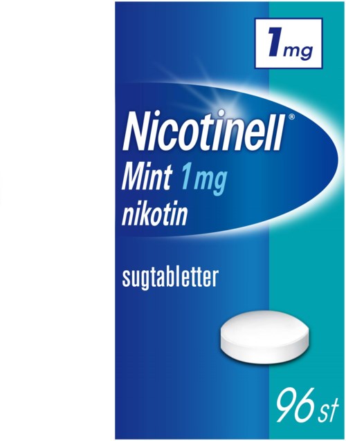 Nicotinell Mint 1 mg Nikotin Sugtabletter 96 st