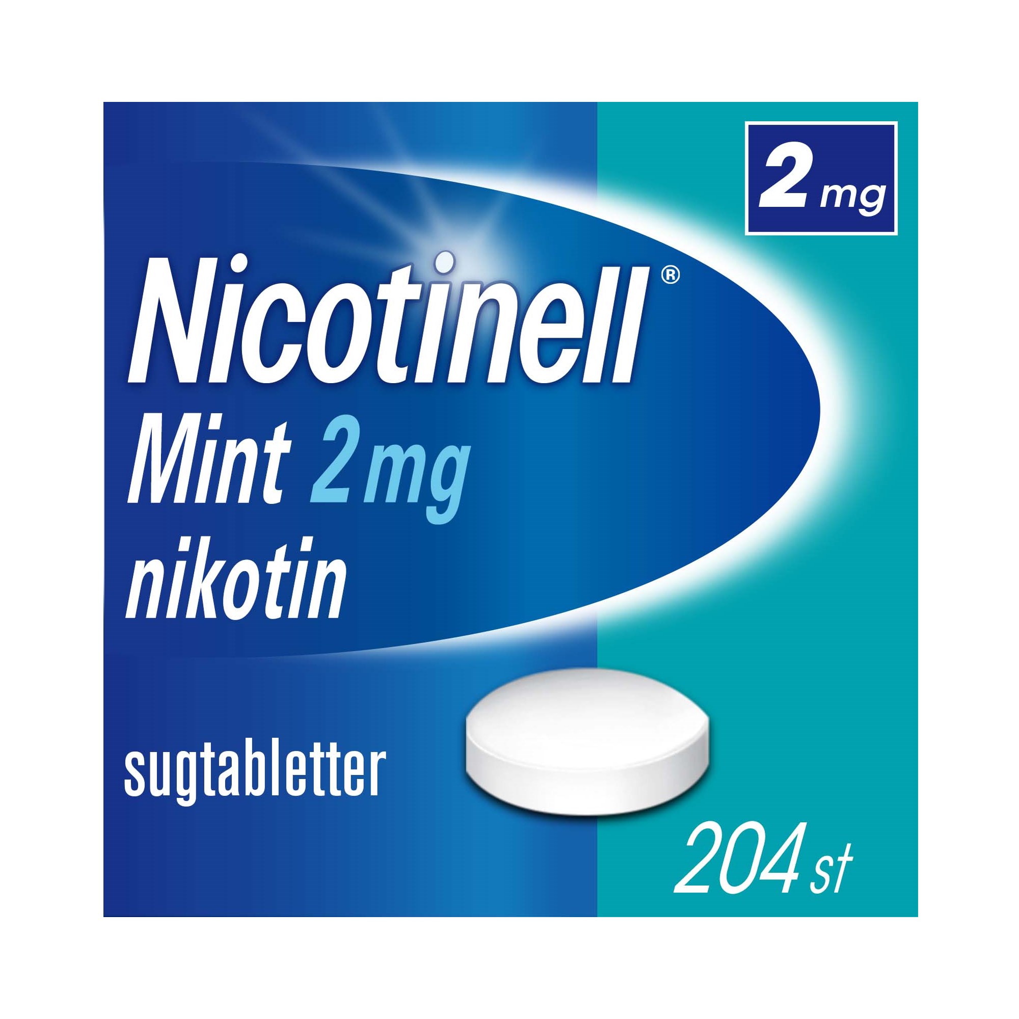 Läs mer om Nicotinell Mint Sugtablett 2mg 204 st