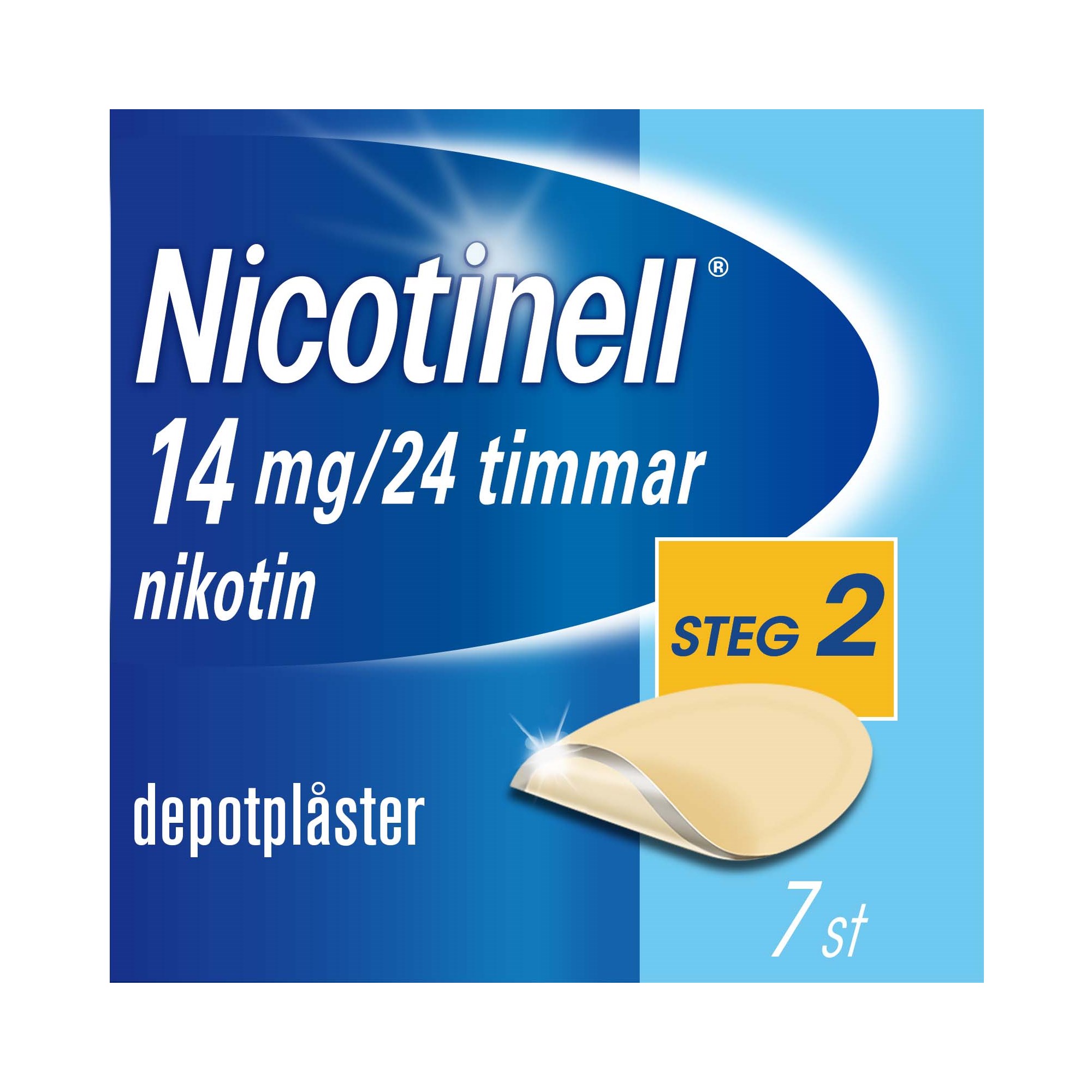 Läs mer om Nicotinell Plåster 14mg/24H 7 st