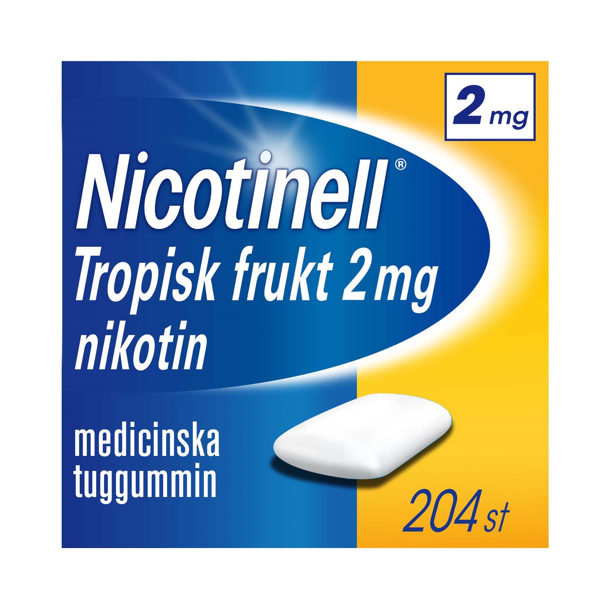 Läs mer om Nicotinell Tropisk Frukt 2mg 204 st
