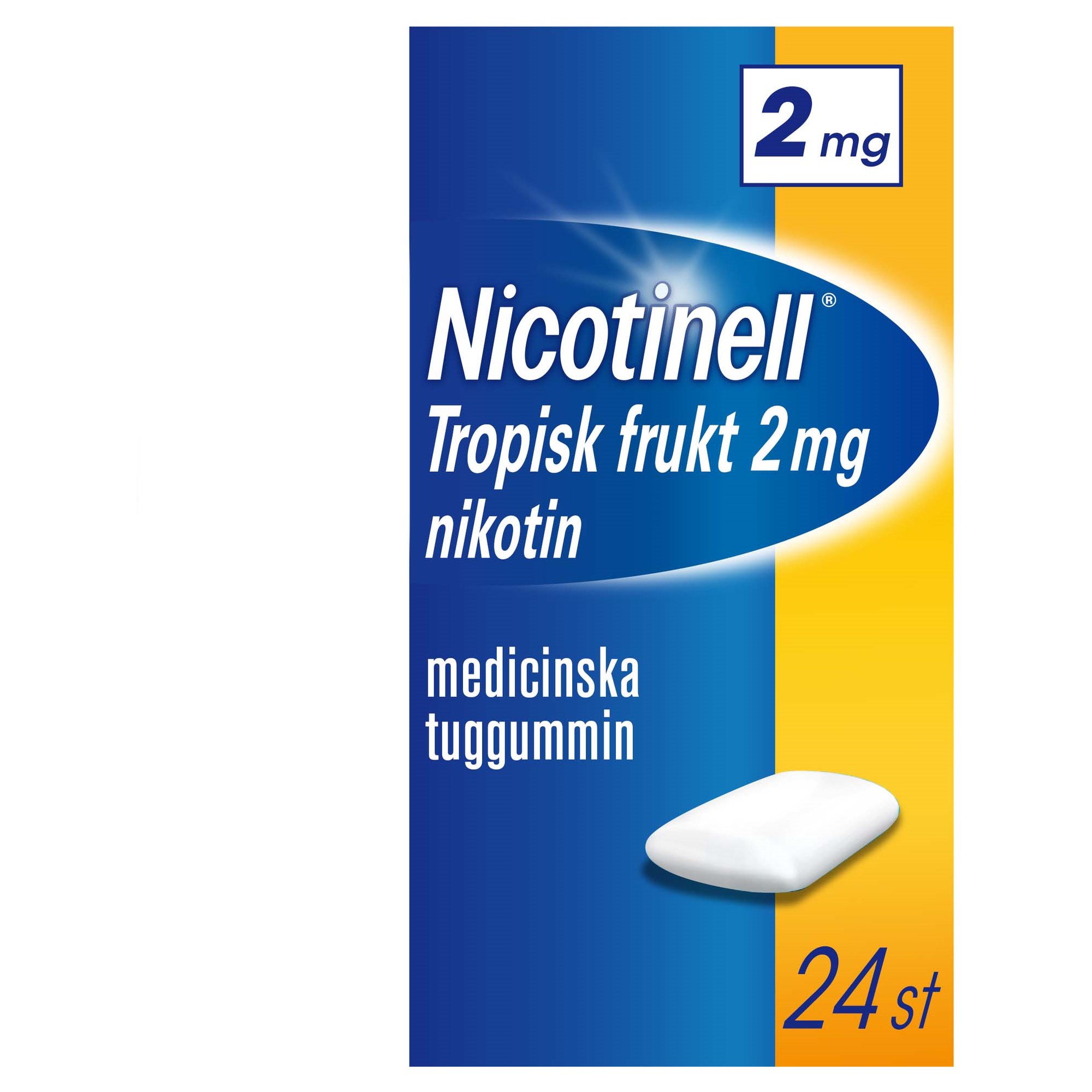 Läs mer om Nicotinell Tropisk Frukt 2mg 24 st