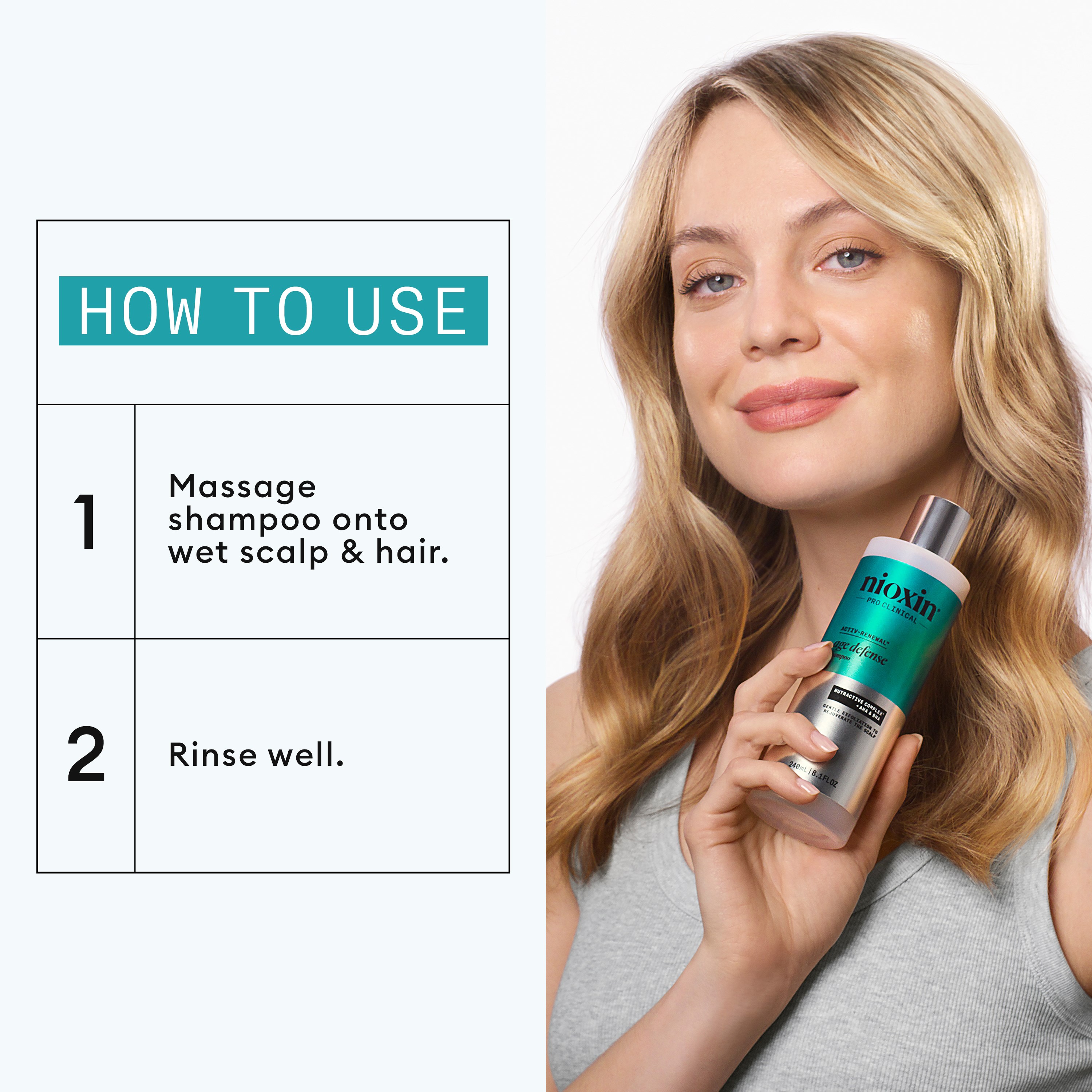 Nioxin Age Defense Shampoo 240 ml (obrázok 8)