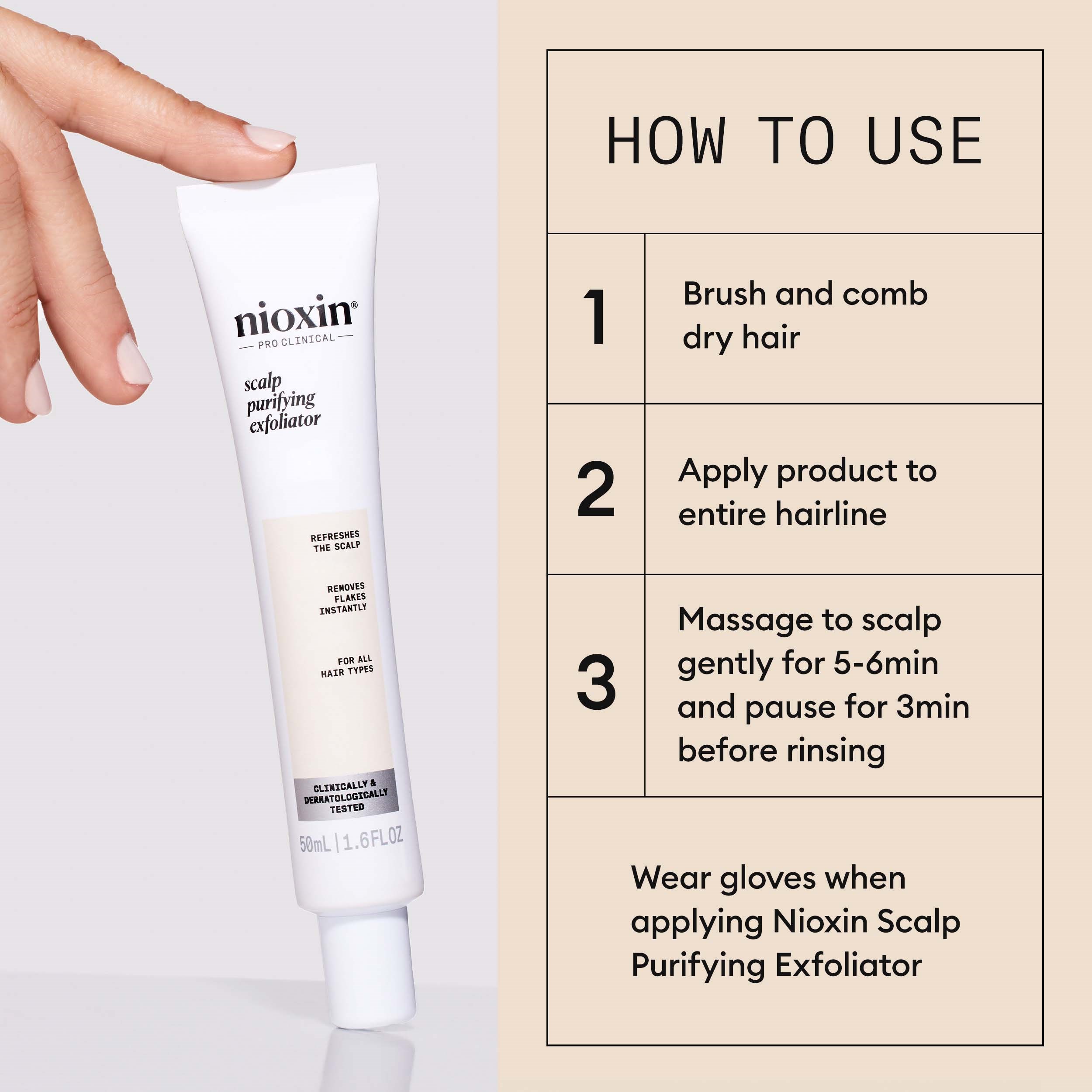 Nioxin Scalp Purifying Exfoliator 50 ml (zdjęcie 3)