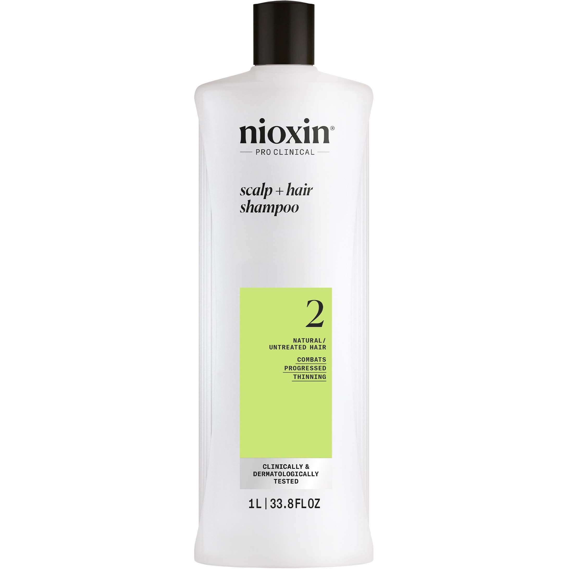 Nioxin System 2 Shampoo for Thinning Hair 1000 ml billede