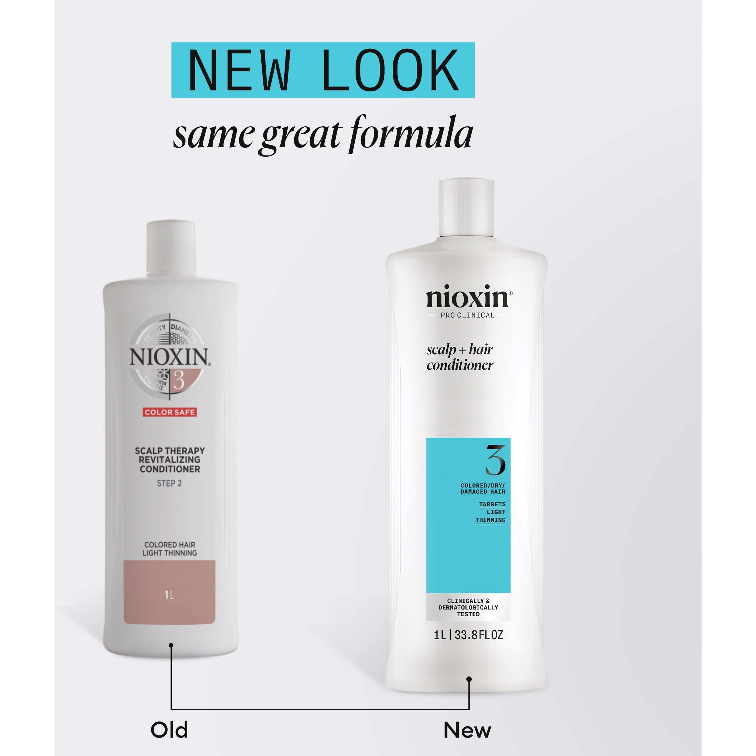 Nioxin System 3 Conditioner for Colored Thinning Hair 1000 ml (obrázok 6)