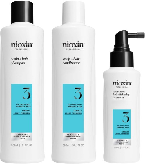 Nioxin System 3 Loyalty Kit for Colored Thinning Hair