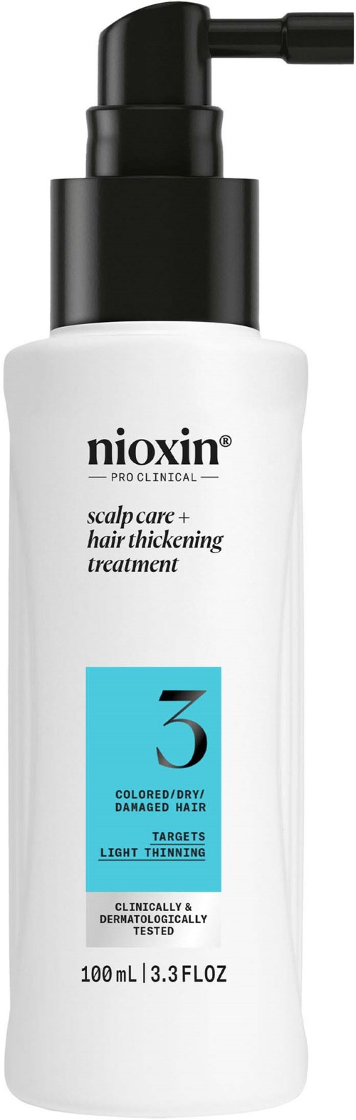 Nioxin System 3 Scalp Treatment for Colored Thinning Hair 100 ml