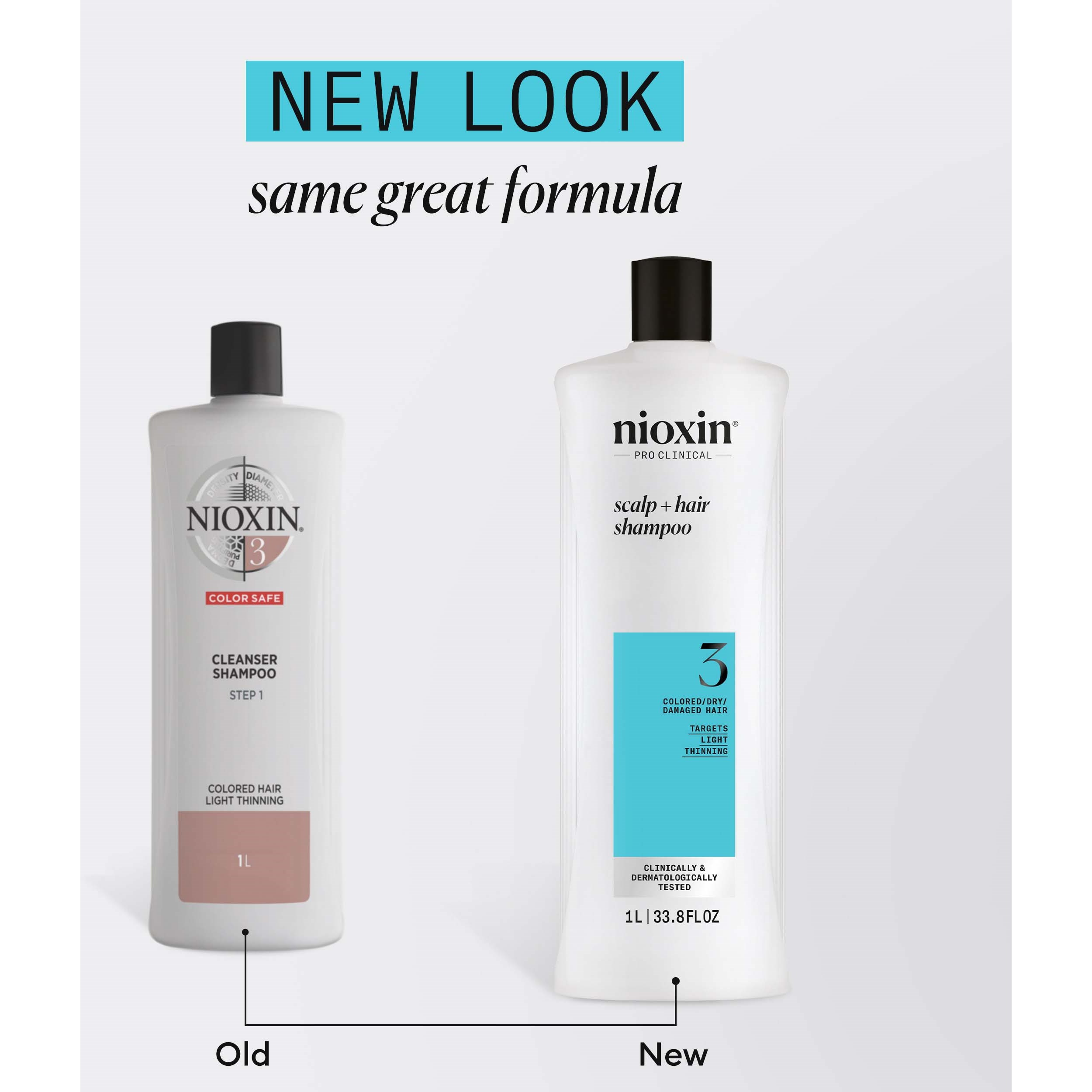 Nioxin System 3 Shampoo for Colored Thinning Hair 1000 ml (obrázok 6)